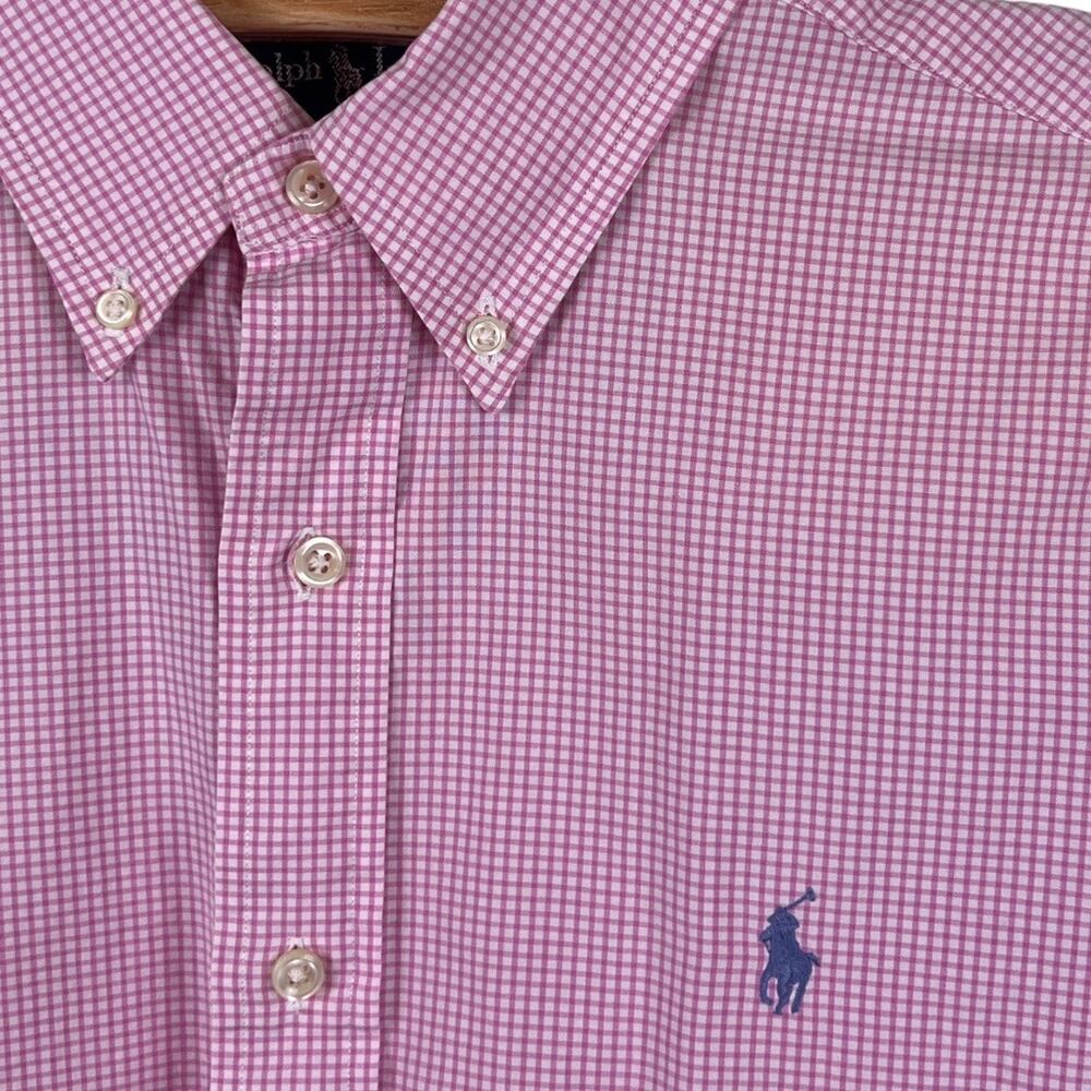 Pink Ralph Lauren Button Down Shirt - Size - 15.5 - 32/33 - Picture 4 of 5